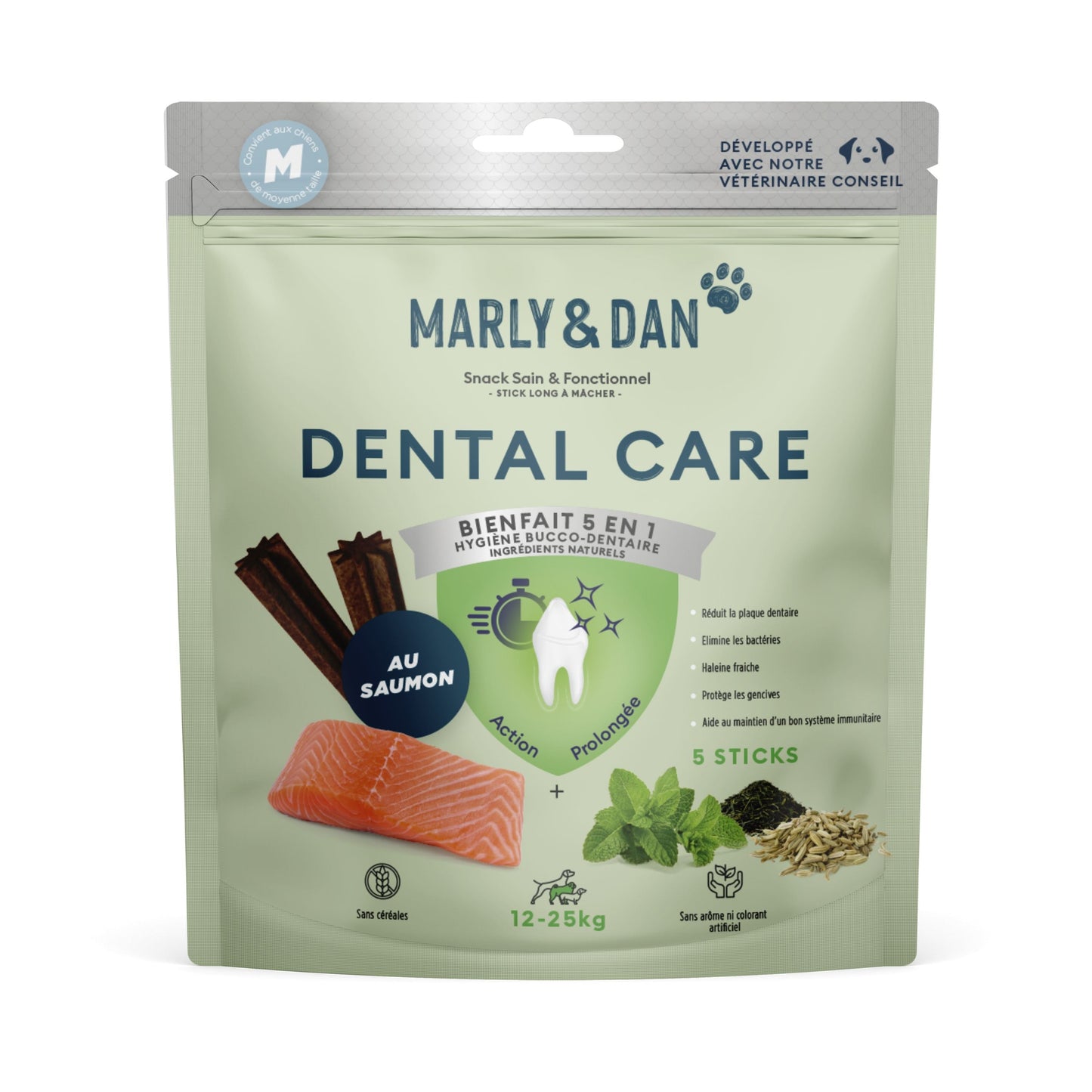 MARLY & DAN DENTAL CARE chien. Soins dentaires savoureux et efficaces