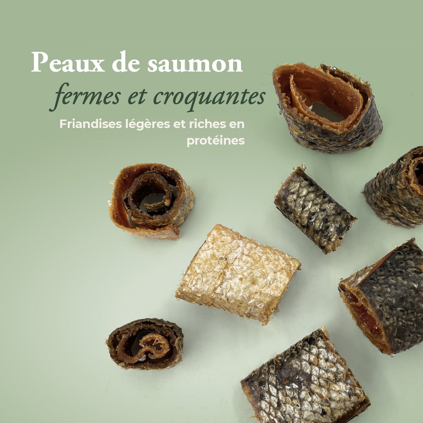 ANTI-GASPI - Peaux de saumon avec chair