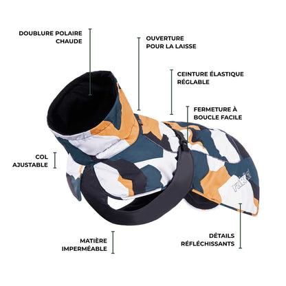 Manteau chaud et imperméable