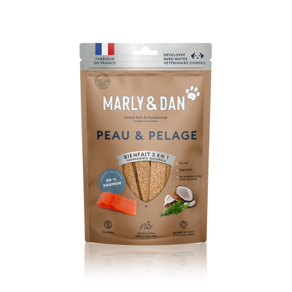 Lot 4 friandises Marly & Dan petit chien + gamelle offerte