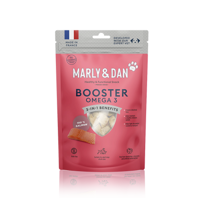 Lot 4 friandises Marly & Dan petit chien + gamelle offerte
