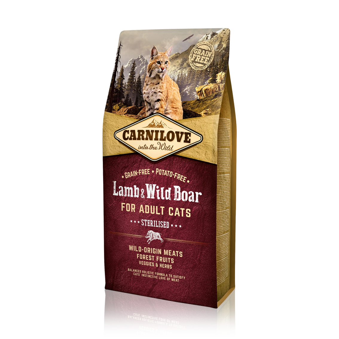 LAMB WILD BOAR ADULT STERILIZED CHAT