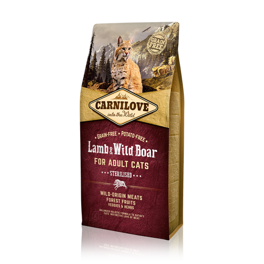 LAMB WILD BOAR ADULT STERILIZED CHAT