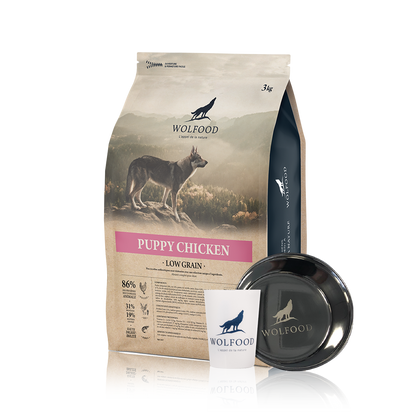 Kit chiot Wolfood Puppy 3 kg