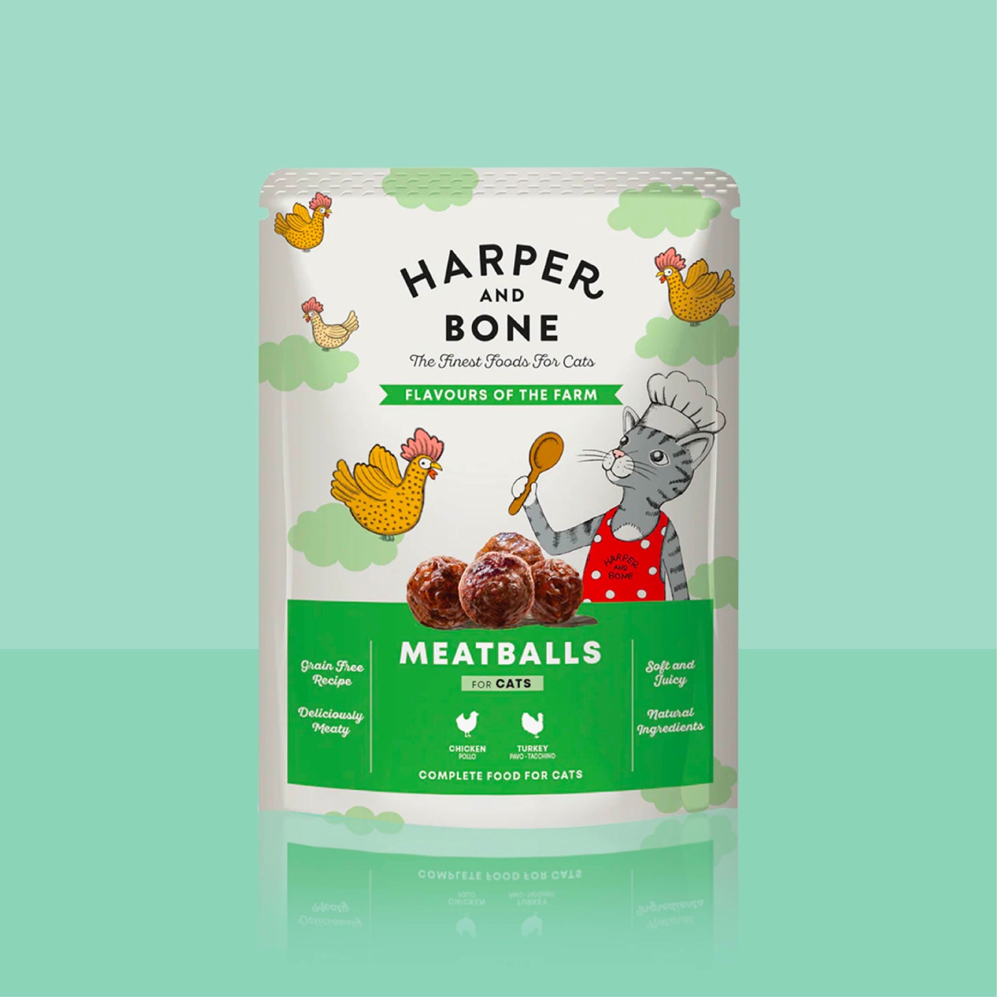 MEATBALLS FLAVOURS OF THE FARM CHAT