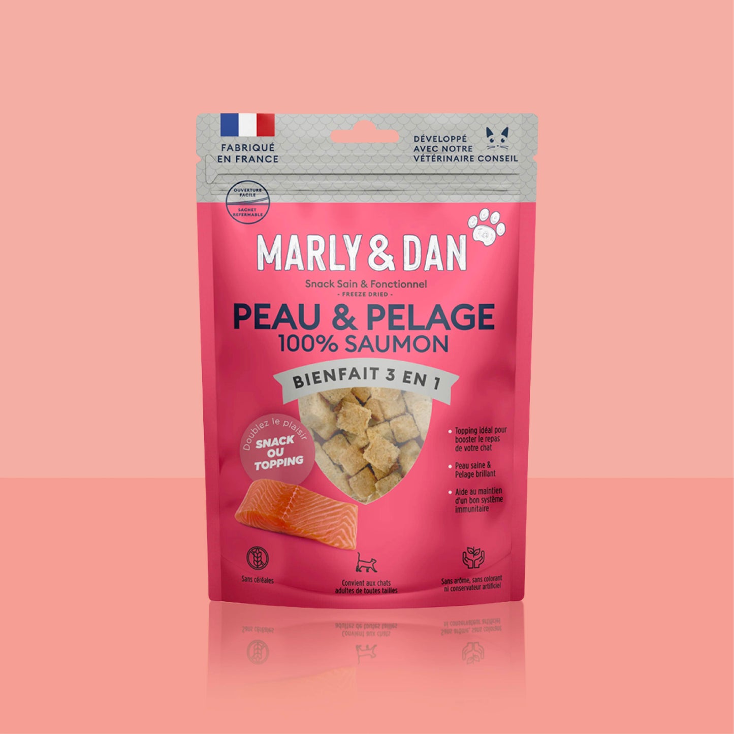 PEAU & PELAGE 100% SAUMON CHAT