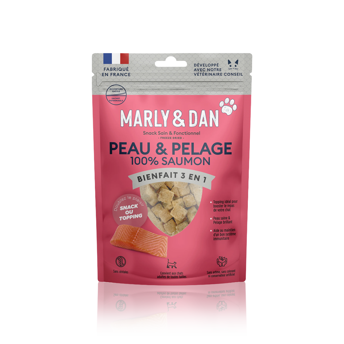 PEAU & PELAGE 100% SAUMON CHAT