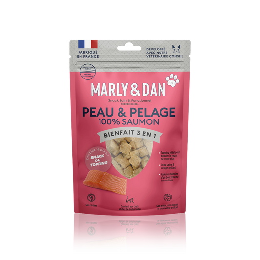 PEAU & PELAGE 100% SAUMON CHAT