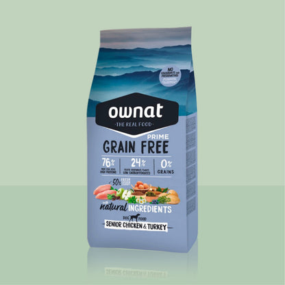 PRIME GRAIN FREE SENIOR CHICKEN & TURKEY