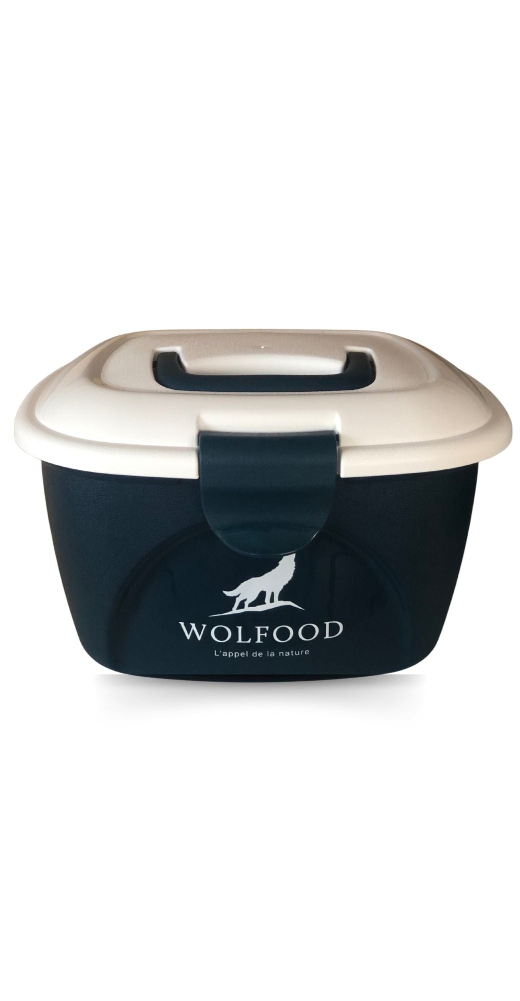 CONTENEUR À CROQUETTE WOLFOOD 2,7-3kg. Voyage Pratique pour Chiens et Chats