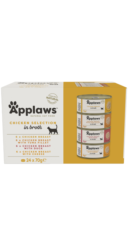 APPLAWS Boîtes Chat Collection Poulet