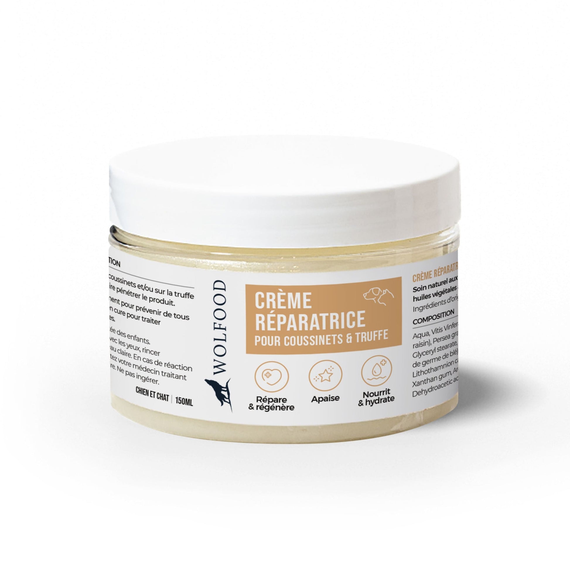 WOLFOOD CRÈME RÉPARATRICE COUSSINETS ET TRUFFES 