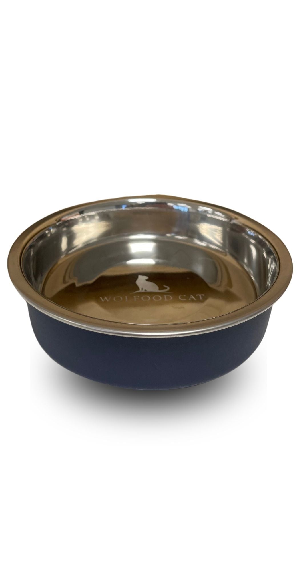 WOLFOOD Gamelle Inox Anti-dérapante Chat. Qualité Supérieure et Hygiène Optimale
