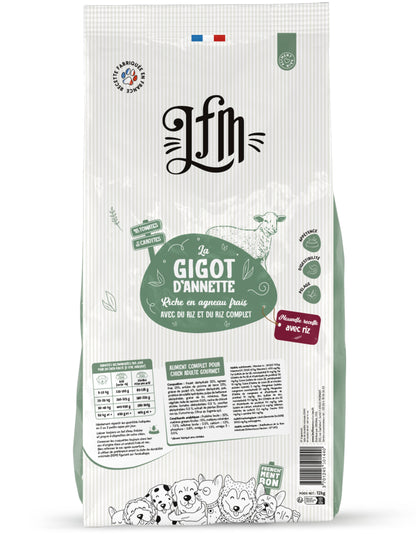 LFM La Gigot d'Annette - Croquettes sans Céréales à l'Agneau Frais