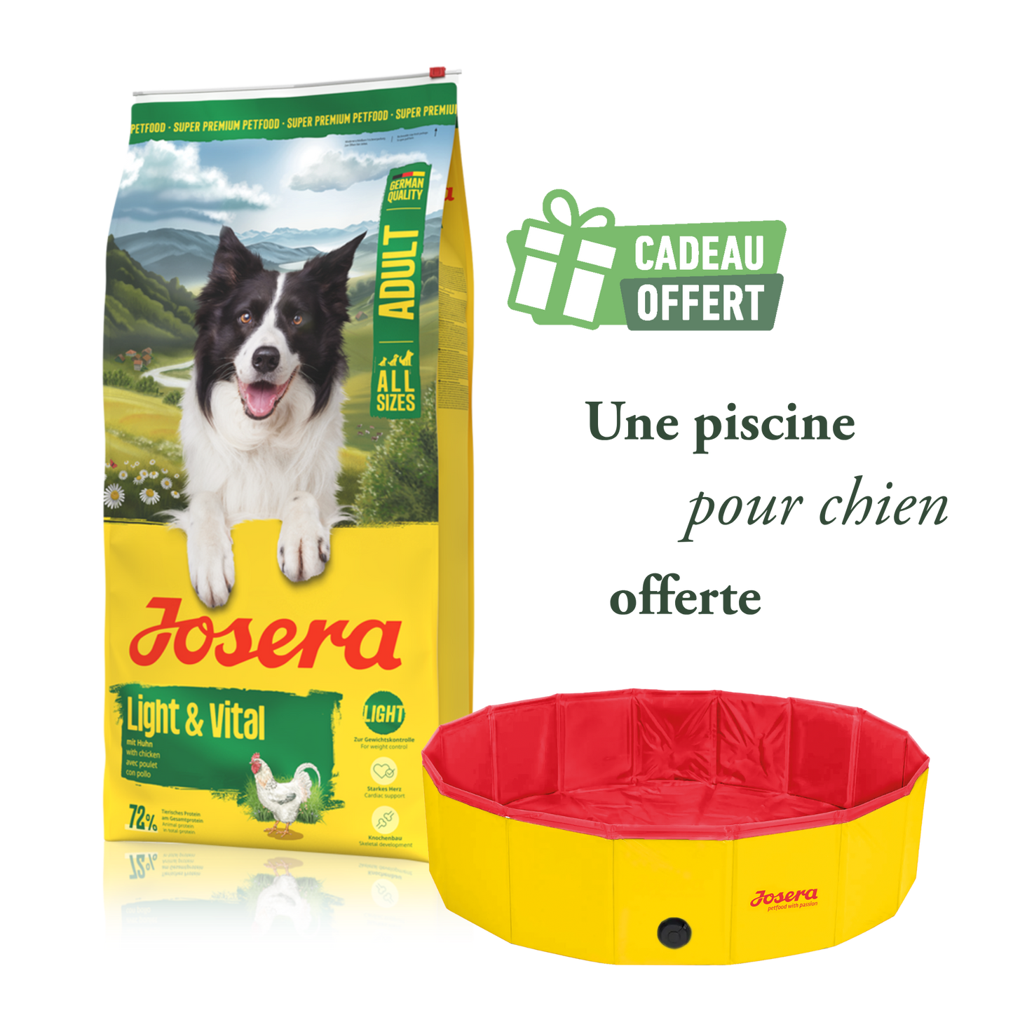 Light & vital 12.5 kg + piscine offerte